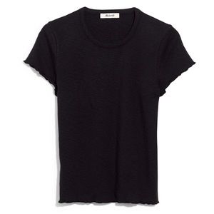 NWT! Madewell baby tee, black